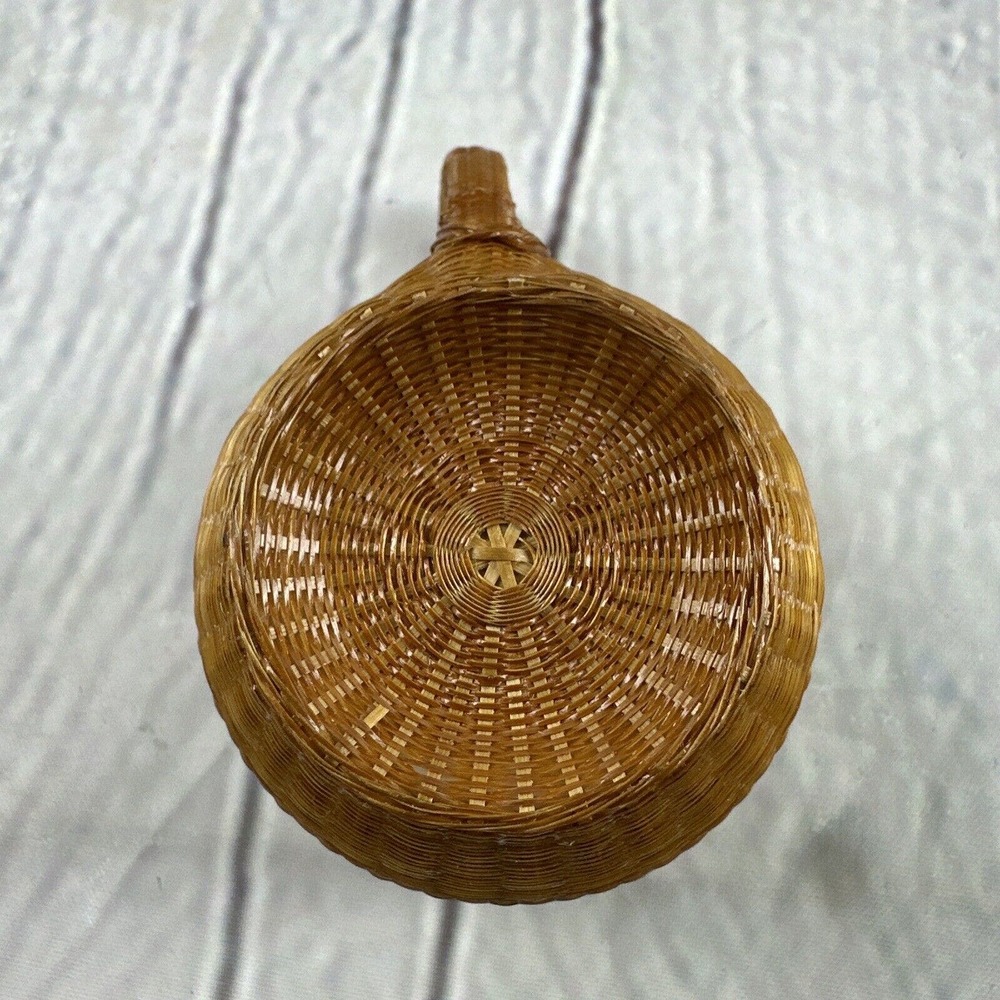 RARE!‎ VINTAGE QING DYNASTY BAMBOO WEAVE OVER PORCELAIN PANDA TEA SET EXCELLENT! - Picture 3 of 13